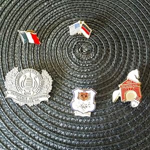 Lot of 5 Lapel Pins